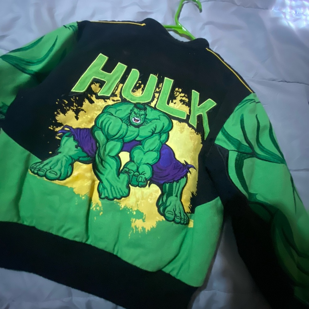 Marvel Hulk Green and Black Jacket